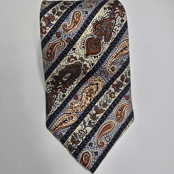 Oleg‎ Cassini by Burma Men Tie 4in - Picture 1 of 5